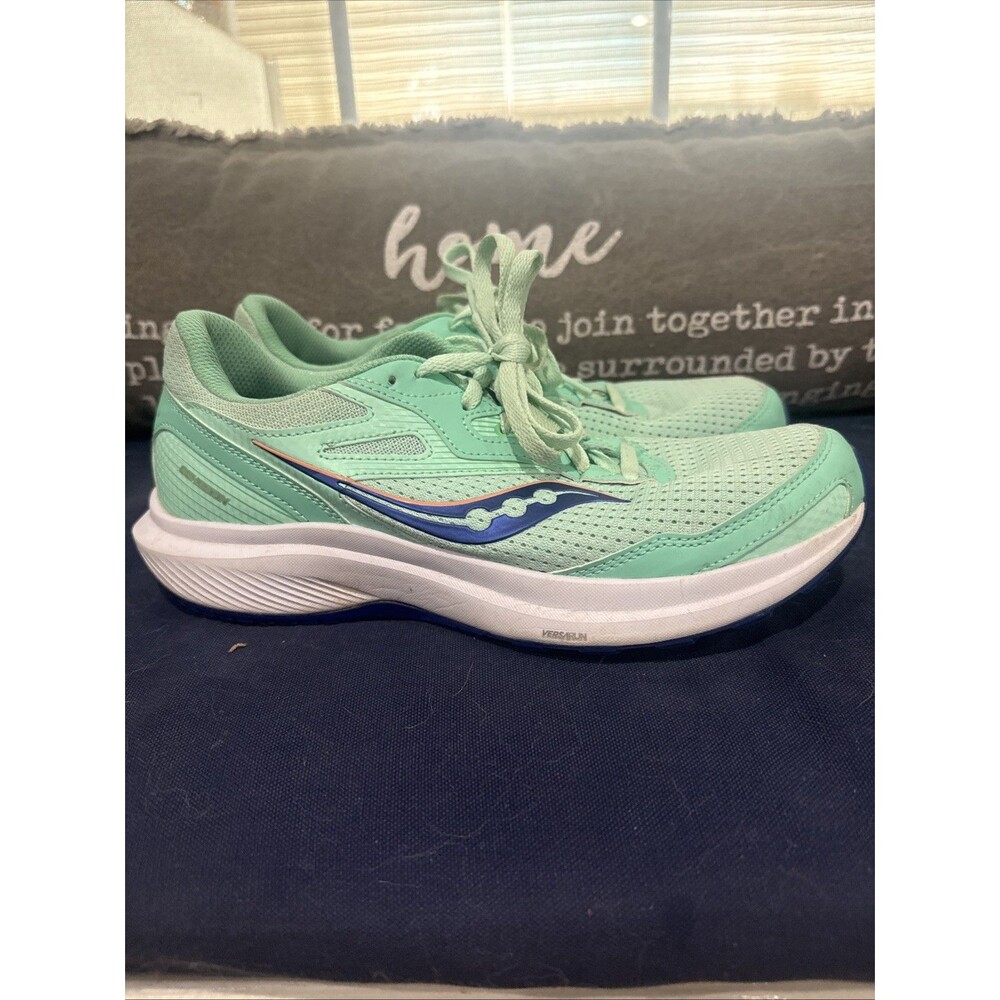 Women’s Saucony Mint Green/Royal Size 9.5 Tennis Shoes